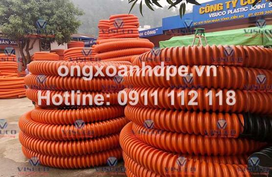 Cung cấp ống nhựa xoắn HDPE tại Kiến An