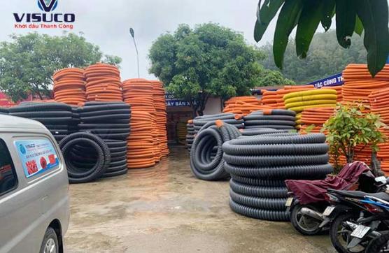 Thi công lắp đặt ống nhựa gân xoắn tại Bình Định