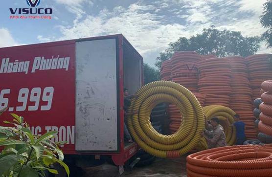 Cấp ống nhựa gân xoắn HDPE tại Quảng Ninh