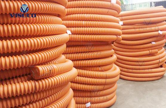 Cấp ống xoắn HDPE tại KCN Sơn Hải Thái Bình