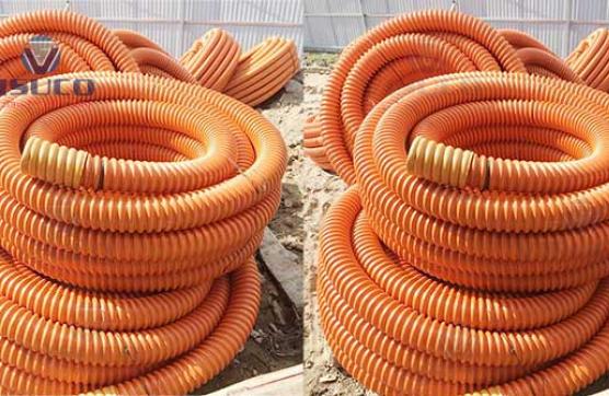 Cấp ống xoắn HDPE tại cụm CN Hùng Thắng Hải Dương