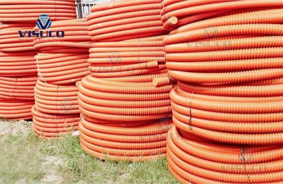Cấp ống xoắn HDPE tại cụm CN Nhị Chiểu Hải Dương