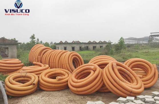 Cấp ống xoắn HDPE tại đảo Cò Thanh Miện Hải Dương
