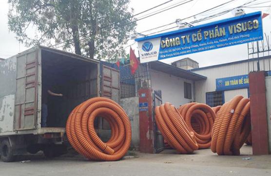 Cấp ống xoắn HDPE tại KCN Bắc Thường Tín Hà Nội