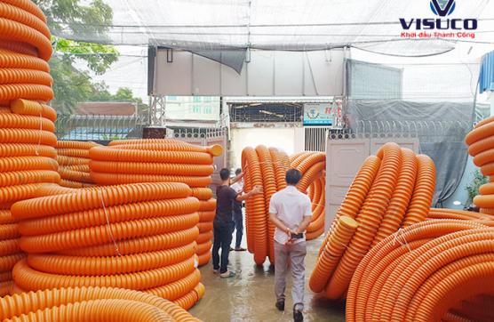 Cấp ống xoắn HDPE tại KCN Cộng Hòa Chí Linh Hải Dương