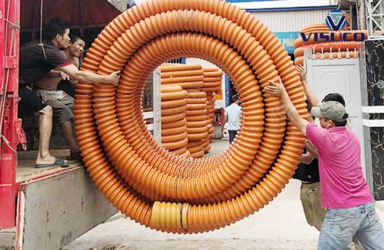 Cấp ống xoắn HDPE tại Khu 2 Đồ Sơn Hải Phòng