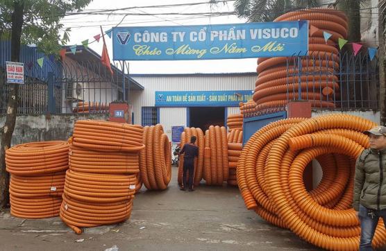 Cấp ống xoắn HDPE tại KCN Tân Liên Vĩnh Bảo
